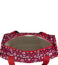 Large wash bag in Liberty cotton, floral toiletries bag with handles and pocket. - Image 4