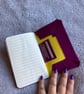 A6: Softcover Purple Suede Leatherbound Notebook 30 lined pages - Image 4
