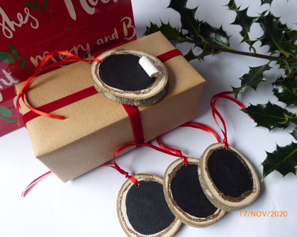 Small Blackboard gift tag