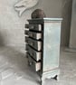 1:12 scale dolls house chest of drawers with tiny paper mache hedgehog - Image 2
