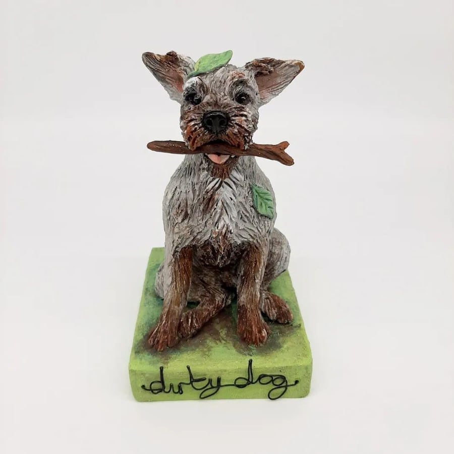 Dirty Dog! Sculpture