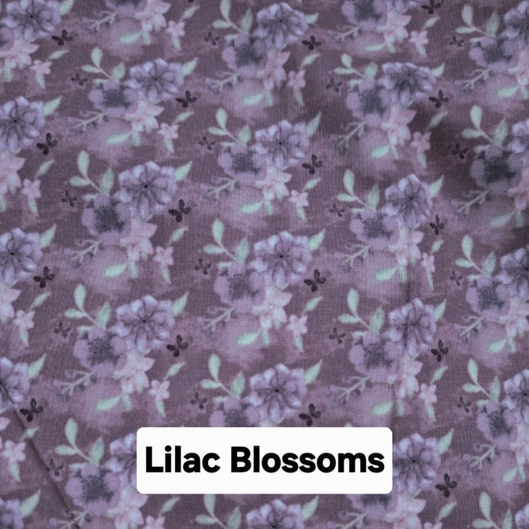 1 Metre Fabric Freedom Watercolour Floral Collection 100% Cotton Quilting Fabric