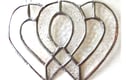 Stained Glass Suncatchers Hearts Love