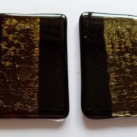 Fused glass coasters