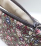 SOLD Make up bag in William Morris fabric Lilies and Roses - Image 4