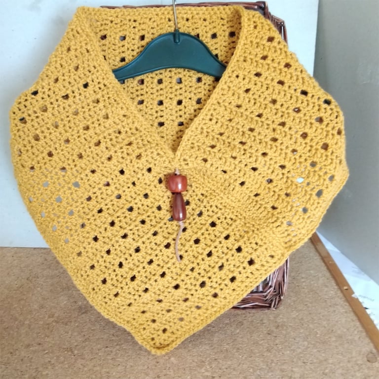 Handmade crochet cowl, neck warmer, snood.