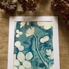 Bleached Wet Cyanotype Print