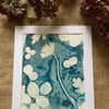 Bleached Wet Cyanotype Print