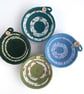Trinket Bowl made from Coiled Rope and Floral Fabric - Image 10