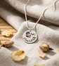 Childs Personalised Name Necklace with Star Charm and Birthstone - Free Delivery - Image 2