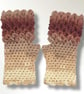 Crocheted Fingerless Dragon Scale Gloves - Image 2