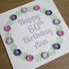 60th birthday card