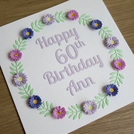 60th birthday card