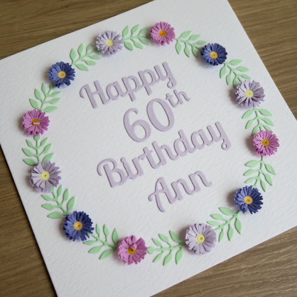 60th birthday card