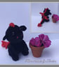 Teeny Dragon, crocheted miniature dragon - Image 2