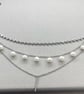 3 Layer Stainless Steel Necklace With Cultured Pearls - Image 6