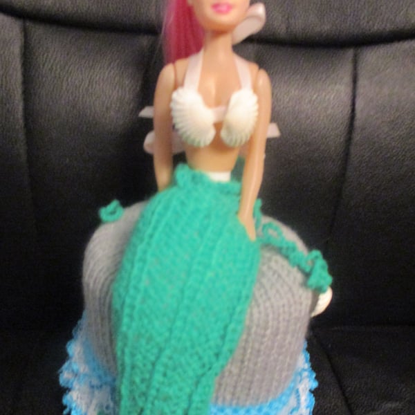COVER GIRL - SPARE TOILET ROLL COVER - MERMAID