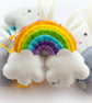 Felt Weather Garland. Handmade set of 8 felt decorations. - Image 9