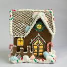 Christmas Decorations Gingerbread Ornaments Style House Lantern - READY TO SHIP