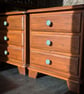 2x Upcycled Bedside Cabinets - Image 3