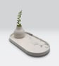 Large White and Grey Marbled Oval Decorative Tray for Jewellery and Home Decor - Image 4
