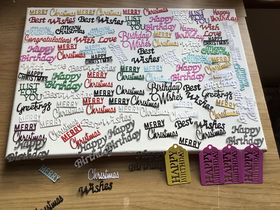 Paper and card card toppers. CC680