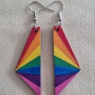 Rainbow Dangle Earrings