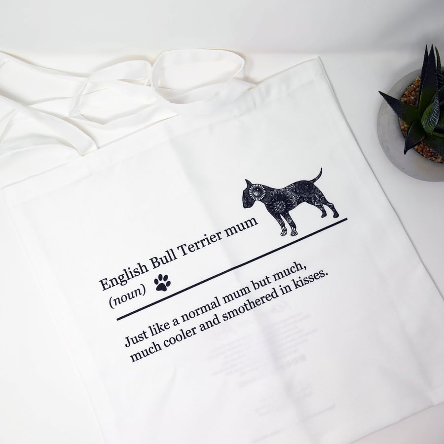 English Bull Terrier, English Bull Terrier Gift, Bully, English Bull Terrier Bag