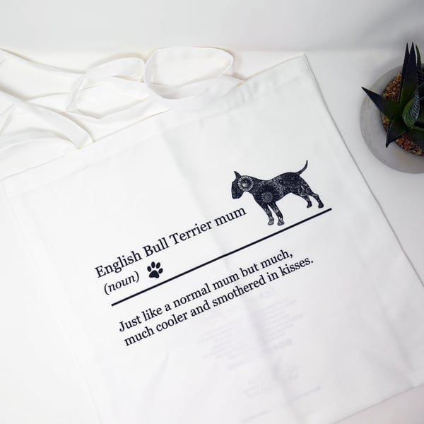 English Bull Terrier English Bull Terrier Gift Bully English Bull Terrier Bag