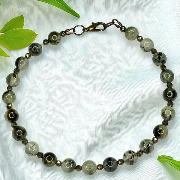 Prehnite Gemstone Bracelet
