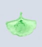 Light Green Marbled Ginkgo Leaf Trinket Tray  - Image 5