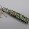 CLEARANCE Key ring wrist strap in William Morris fabric