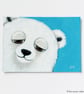 Cute Polar Bear - Original ACEO Painting - Image 3