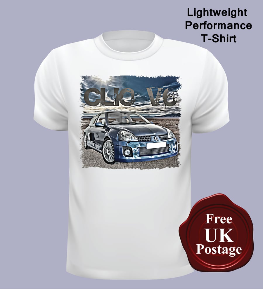 Renault Clio V6 T Shirt, Mens T Shirt, Choose Your Size