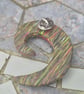 Polymer Clay Art Brooch  - Image 2