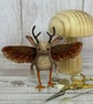 Spun Cotton Wolpertinger Miniature Art Doll