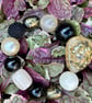 Stunning Gold Black and Cream Statement Bracelet - Image 3