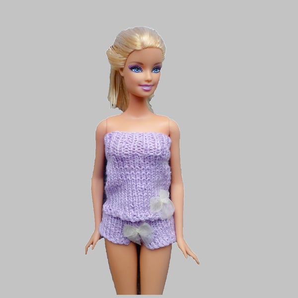 KNITTING PATTERN PDF Lavender Underwear for Doll