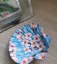 Handpainted "cherry blossom" king scallop shell trinket dish