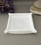 White Pinched Corner Square Tray - Image 6