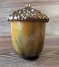 Handmade Resin Acorn Jar - Autumn Decor or Unique Gift - Image 1