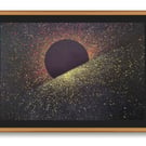 HORIZON 5 - abstract wall art action painting 