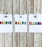 Kids rainbow name T-Shirt- child's birthday top- Shirt for boy or girl - Image 10