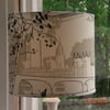 'Brompton Road' fabric covered lampshade