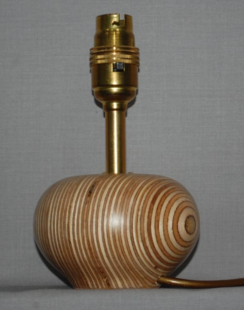 Bedside Baltic Ply Lamp Base
