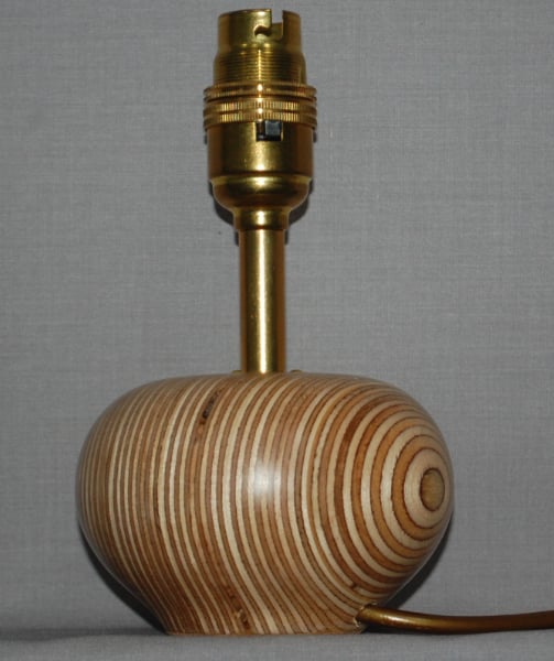 Bedside Baltic Ply Lamp Base