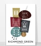 RICHMOND GREEN 60's A3 Print - Image 3