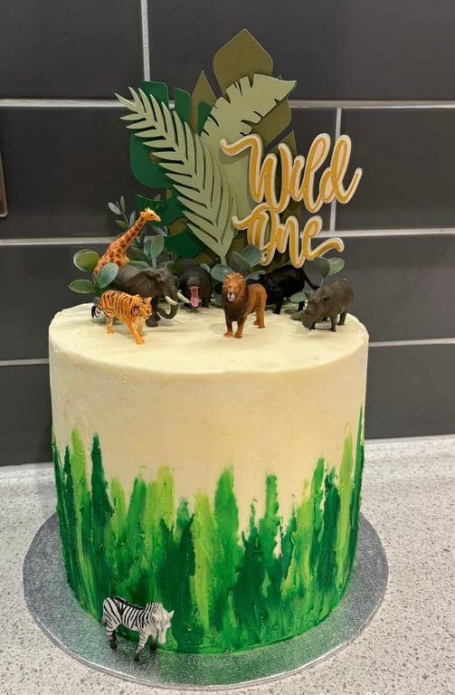 Wild One First Birthday Cake Topper. 