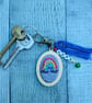 Rainbow Keyring or Bag Charm - Image 2