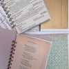 Vintage themed junk journal - notebook - smash book - glue book
